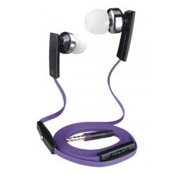 KIK 888 Stereo Earphone Headset with Mic and Volume Control (888 Purple)